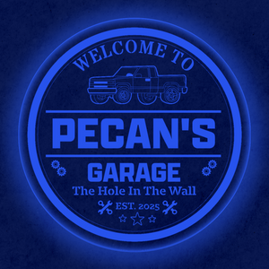 Personalized LED Color Changing Acrylic Pickup Truck Sign