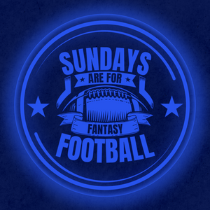 Personalized LED Color Changing Acrylic Fantasy Football Sign