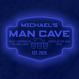 Personalized LED Color Changing Acrylic Beer Pong Sign