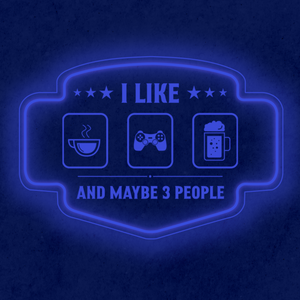 Personalized LED Color Changing Acrylic Gaming & Beer Sign