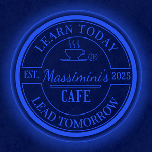 Personalized LED Color Changing Acrylic Coffee Sign