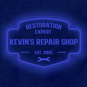 Personalized LED Color Changing Acrylic Repair Shop Sign