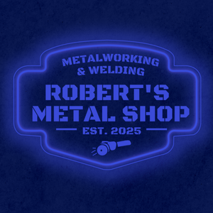 Personalized LED Color Changing Acrylic Metal Shop Sign