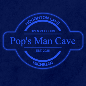 Personalized LED Color Changing Acrylic Man Cave Beer Bar Sign