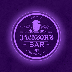 Personalized LED Color Changing Acrylic Bar Beer Mug Sign