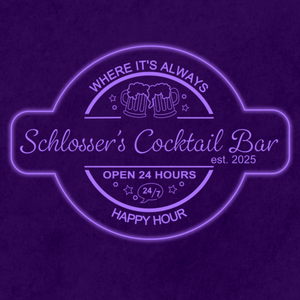 Personalized LED Color Changing Acrylic Beer Mugs Cocktail Bar Sign