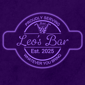 Personalized LED Color Changing Acrylic Glasses With Straws Bar Sign