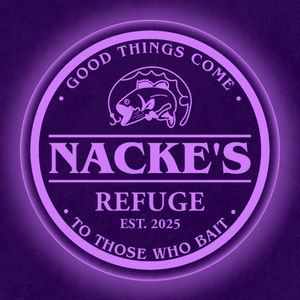 Personalized LED Color Changing Acrylic Fishing Sign