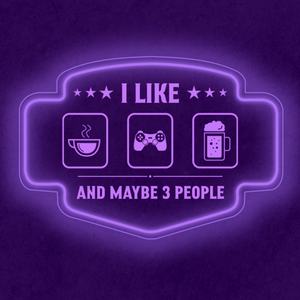 Personalized LED Color Changing Acrylic Gaming & Beer Sign