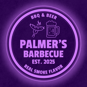 Personalized LED Color Changing Acrylic BBQ & Beer Sign