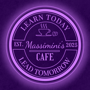 Personalized LED Color Changing Acrylic Coffee Sign