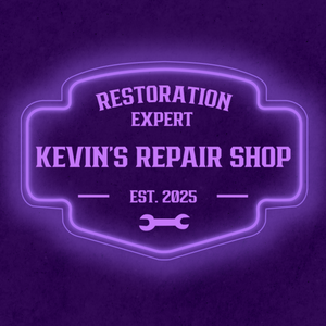 Personalized LED Color Changing Acrylic Repair Shop Sign