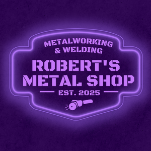Personalized LED Color Changing Acrylic Metal Shop Sign