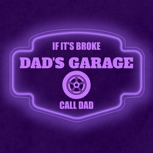 Personalized LED Color Changing Acrylic Garage Tire Sign