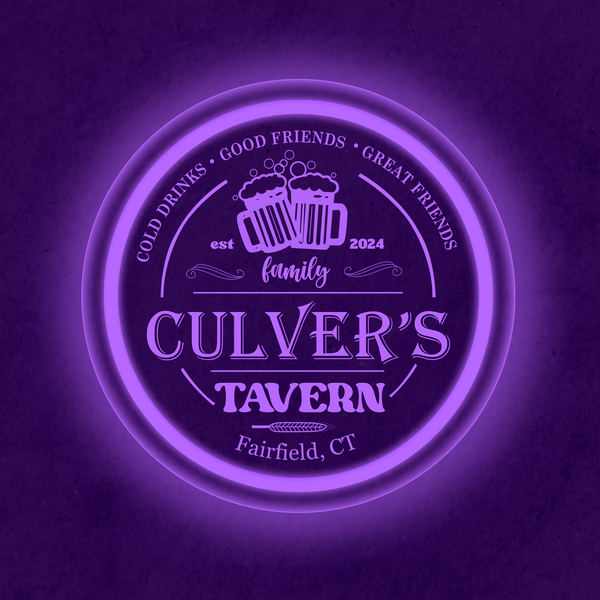 Personalized LED Color Changing Acrylic Tavern Beer Mugs Sign