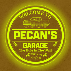 Personalized LED Color Changing Acrylic Pickup Truck Sign