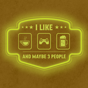 Personalized LED Color Changing Acrylic Gaming & Beer Sign