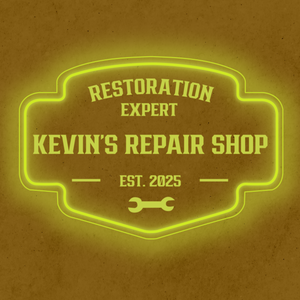 Personalized LED Color Changing Acrylic Repair Shop Sign