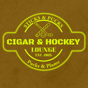 Personalized LED Color Changing Acrylic Cigar & Hockey Sign
