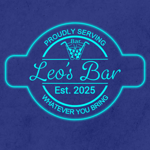 Personalized LED Color Changing Acrylic Glasses With Straws Bar Sign