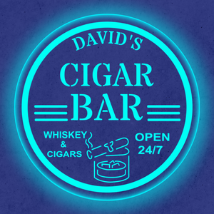 Personalized LED Color Changing Cigar Bar Sign
