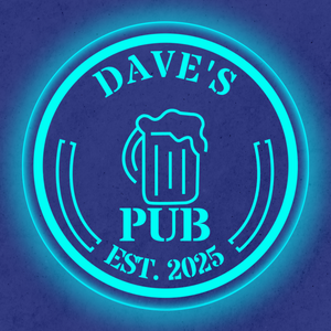 Personalized LED Color Changing Beer Mug Pub Sign