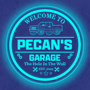 Personalized LED Color Changing Acrylic Pickup Truck Sign