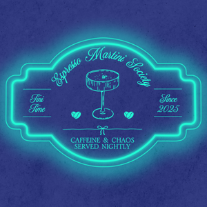 Personalized LED Color Changing Acrylic Espresso Martini Sign