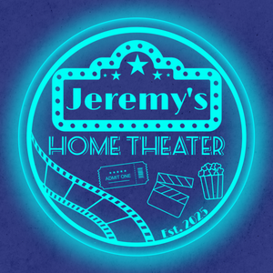 Personalized LED Color Changing Acrylic Home Theater Sign