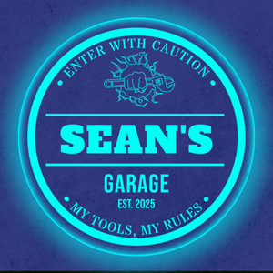 Personalized LED Color Changing Acrylic Garage Wrench Sign