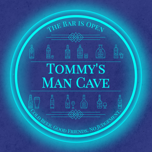 Personalized LED Color Changing Acrylic Man Cave Bottles Sign