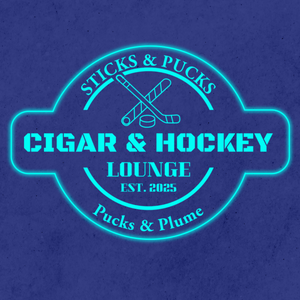 Personalized LED Color Changing Acrylic Cigar & Hockey Sign