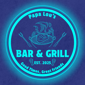 Personalized LED Color Changing Acrylic Beers Bar & Grill Sign