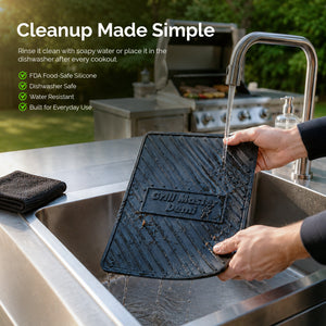 Personalized Custom Silicone Grill Mat