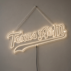 LED Color Changing Acrylic Texas A&M Sign