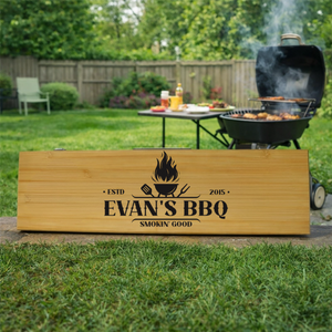 Personalized 3-Piece BBQ Set in Case