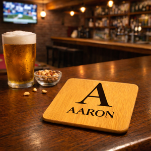 Personalized Bamboo Coaster