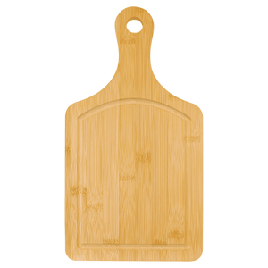 Personalized Bamboo Paddle Cutting Board