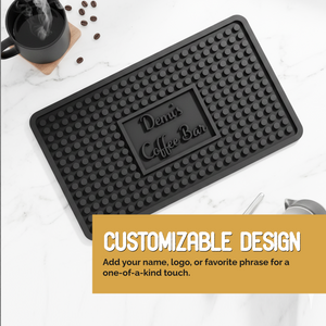 Personalized Custom Silicone Bar Mat