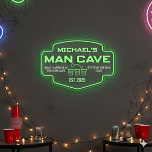 Personalized LED Color Changing Acrylic Beer Pong Sign
