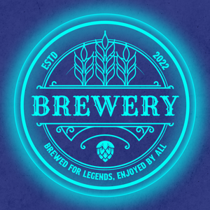 Personalized LED Color Changing Acrylic Brewery Sign