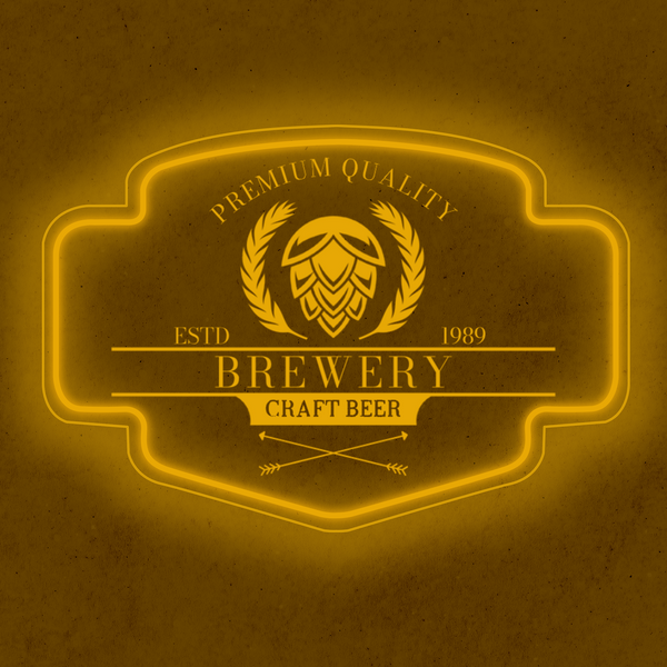 Personalized LED Color Changing Acrylic Craft Beer Sign