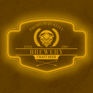 Personalized LED Color Changing Acrylic Craft Beer Sign