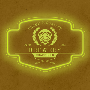 Personalized LED Color Changing Acrylic Craft Beer Sign