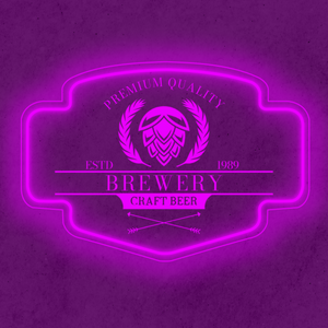 Personalized LED Color Changing Acrylic Craft Beer Sign