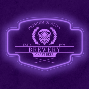 Personalized LED Color Changing Acrylic Craft Beer Sign