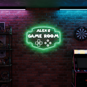 Personalized LED Color Changing Acrylic Gaming Sign