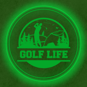 Personalized LED Color Changing Acrylic Golf Life Sign