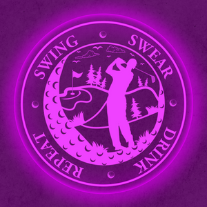 Personalized LED Color Changing Acrylic Golf Swing Sign