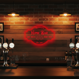Personalized LED Color Changing Acrylic Home Bar Beers Sign